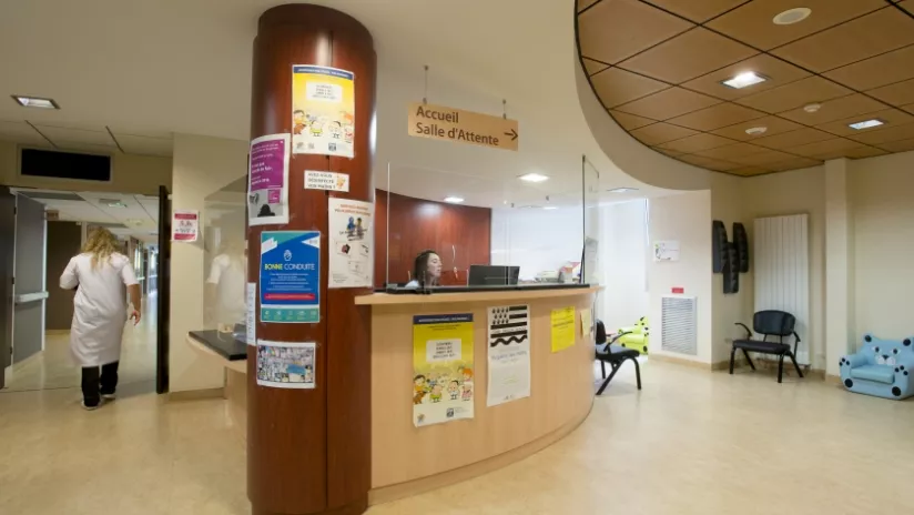 Accueil du service ambulatoire de l'hôpital de Landerneau