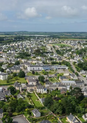 vue du CH Lejeune depuis le ciel